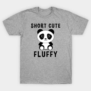 Short Cute And Fluffy Panda T-Shirt